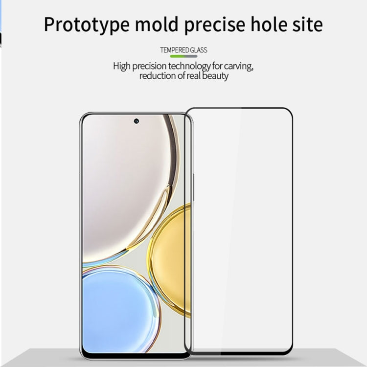 For Honor X9 PINWUYO 9H 2.5D Full Screen Tempered Glass Film(Black)