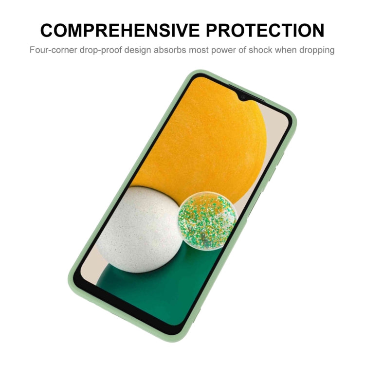 For Samsung Galaxy A13 5G ENKAY Liquid Silicone Soft Shockproof Phone Case(Dark Blue)