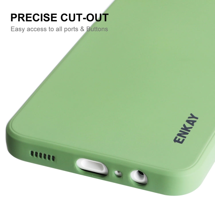 For Samsung Galaxy A13 5G ENKAY Liquid Silicone Soft Shockproof Phone Case(Dark Blue)