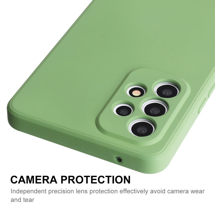 For Samsung Galaxy A53 5G ENKAY Liquid Silicone Soft Shockproof Phone Case(Light Green)