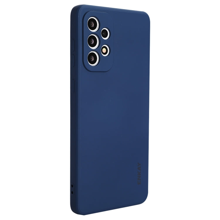 For Samsung Galaxy A73 5G ENKAY Liquid Silicone Soft Shockproof Phone Case, For Samsung Galaxy A73 5G