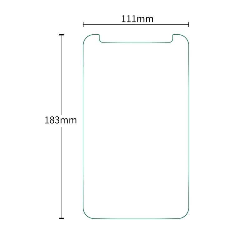 1 PCS ENKAY 183 x 111mm 7.0 inch Universal 0.3mm Explosion-proof Tempered Glass Film