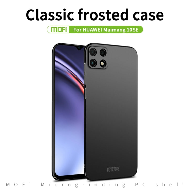 For Huawei Maimang10 SE MOFI Frosted PC Ultra-thin Hard Case(Black)