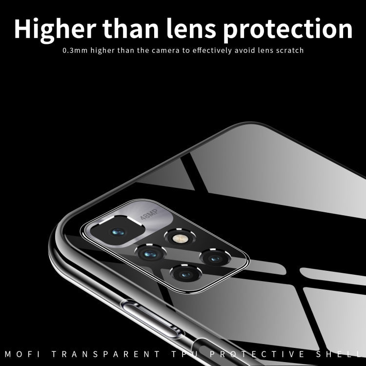 MOFI Ming Series Ultra-thin TPU Phone Case, For Xiaomi Redmi 10 Prime 2022, For Xiaomi Redmi 10 Power / 10C, For Xiaomi Redmi Note 11T SE / Note 10 5G, For Xiaomi Redmi Note 11T Pro 5G / Note 11T Pro+