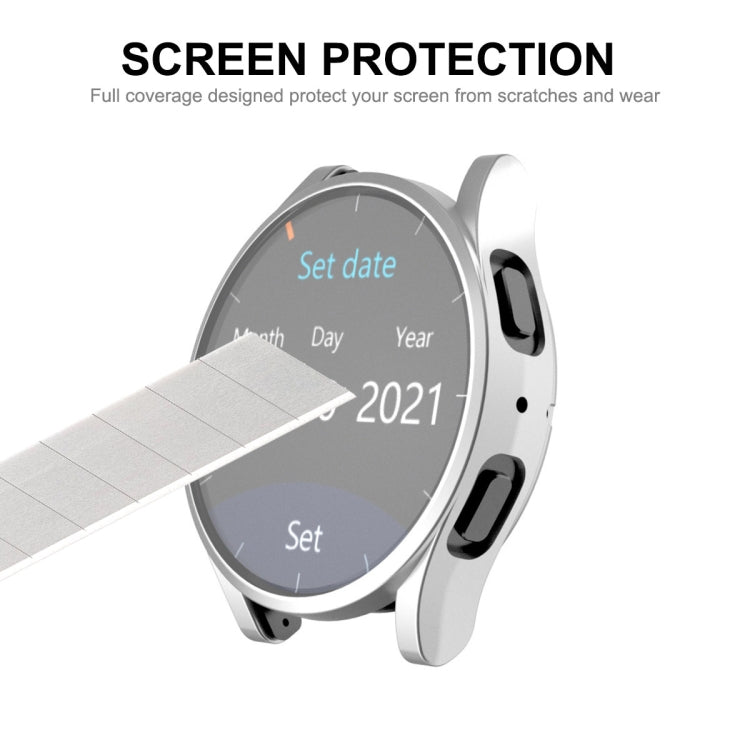For Samsung Galaxy Watch5 44mm ENKAY Hat-Prince Full Coverage Electroplated Soft TPU Case(Pink)