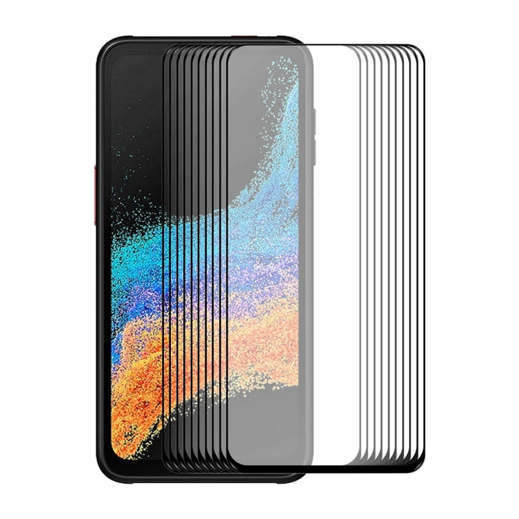 For Samsung Galaxy Xcover6 Pro ENKAY Full Glue 0.26mm 9H 2.5D Tempered Glass Full Film, 1 PCS, 2 PCS, 5 PCS, 10 PCS