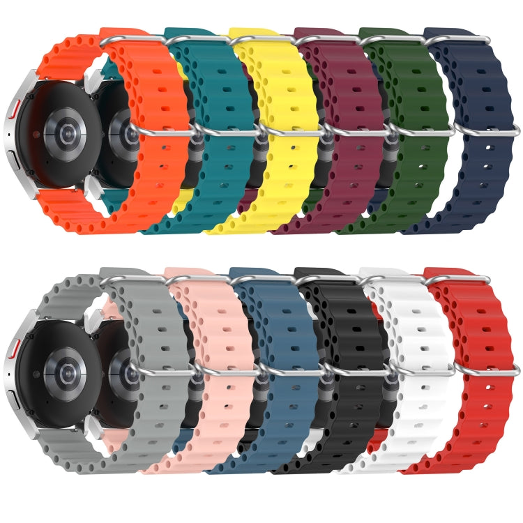 20mm Ocean Style Silicone Solid Color Watch Band, For Amazfit Pop Pro, For Amazfit Pop