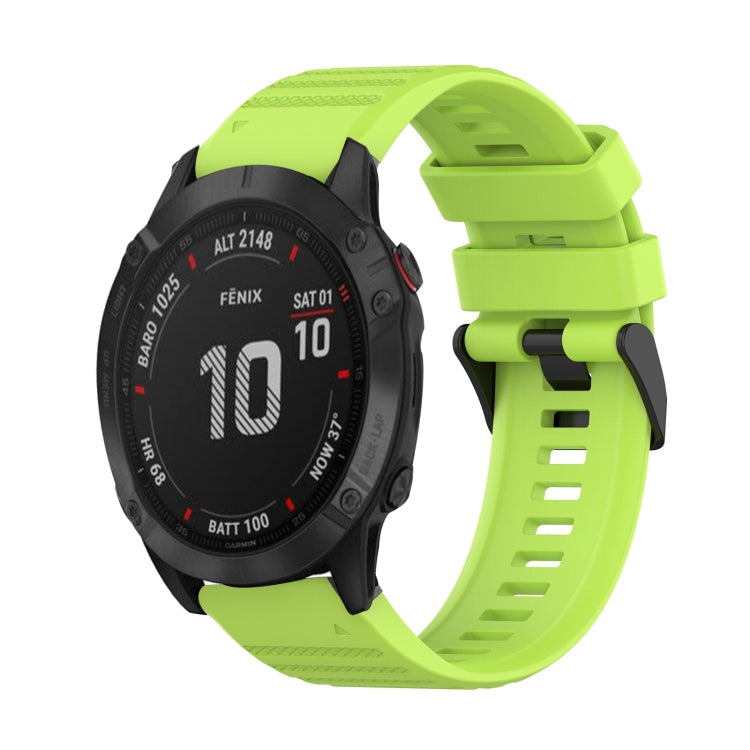 22mm Horizontal Texture Silicone Watch Band with Removal Tool, For Garmin Fenix 6 Pro GPS, For Garmin Fenix 6 Sapphire GPS, For Garmin Fenix 5