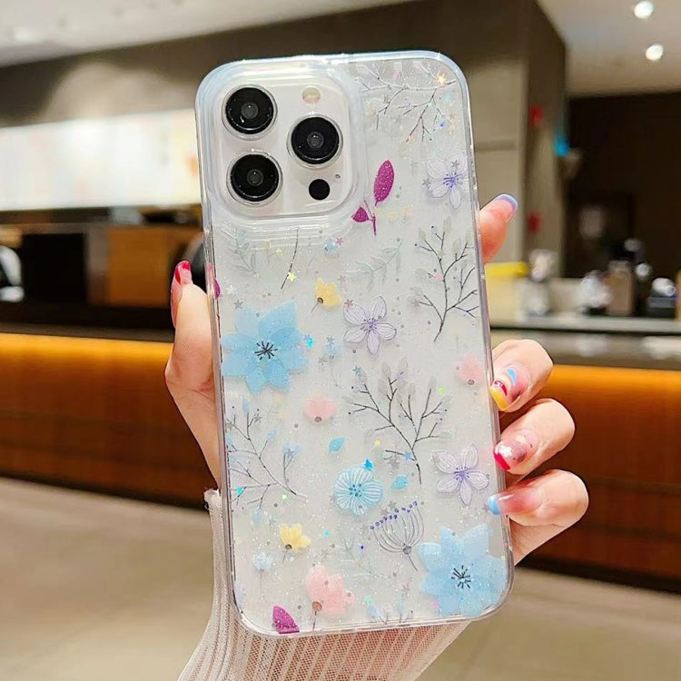Fresh Small Floral Epoxy TPU Phone Case, For iPhone 14 Plus, For iPhone 14, For iPhone 14 Pro, For iPhone 14 Pro Max