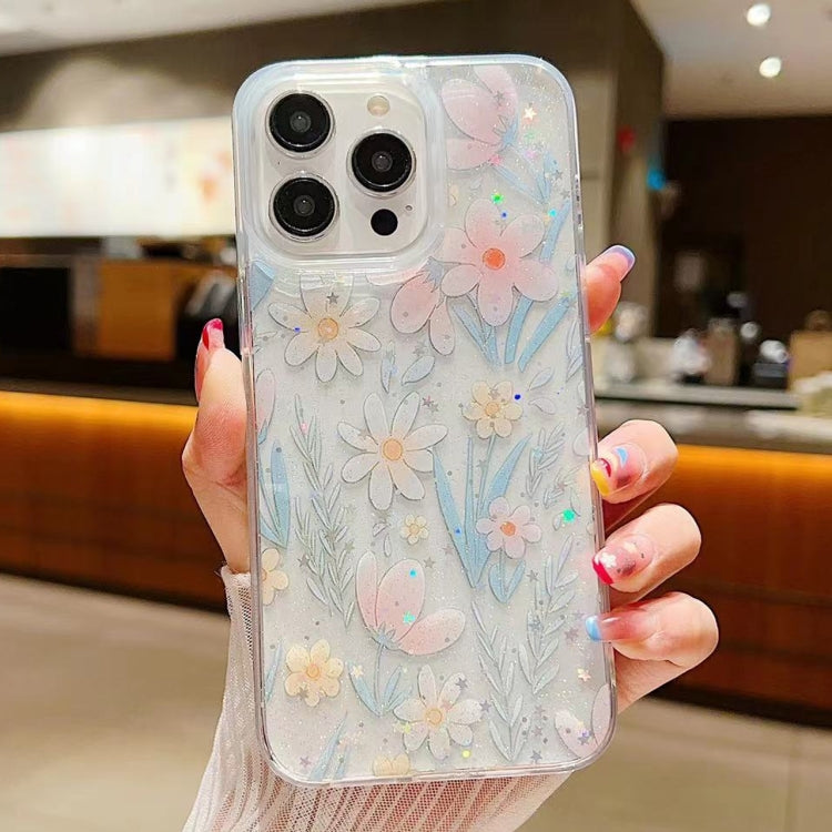 Fresh Small Floral Epoxy TPU Phone Case, For iPhone 7 / 8 / SE 2022, For iPhone 13 Pro Max, For iPhone 13 Pro, For iPhone 13