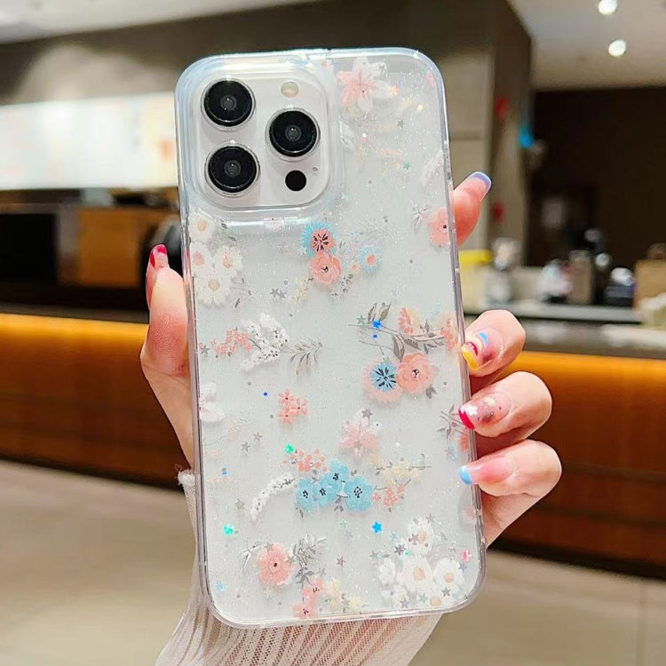Fresh Small Floral Epoxy TPU Phone Case, For iPhone 12, For iPhone 12 Pro Max, For iPhone 12 Pro, For iPhone 11 Pro Max