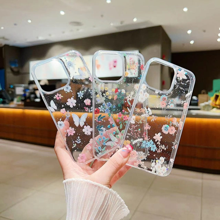 Fresh Small Floral Epoxy TPU Phone Case, For iPhone 7 / 8 / SE 2022, For iPhone 13 Pro Max, For iPhone 13 Pro, For iPhone 13