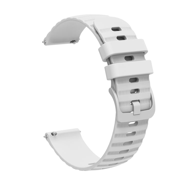 22mm Wavy Dot Pattern Solid Color Silicone Watch Band, For Xiaomi MI Watch Color