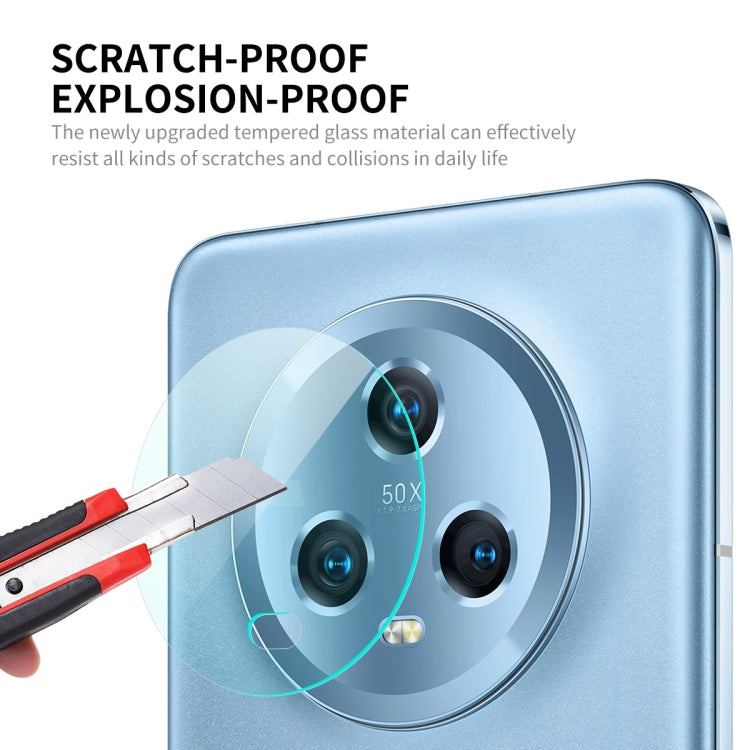 For Honor Magic5 5pcs ENKAY Hat-Prince 0.2mm 9H Rear Camera Lens Tempered Glass Film
