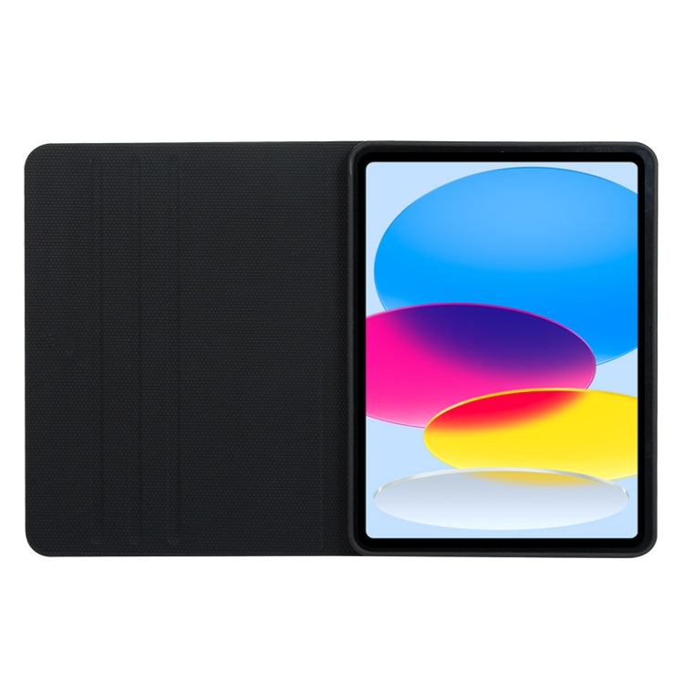 For iPad 2025 / 2022 ENKAY PC Back Cover Smart Leather Tablet Case with Pen Slot & Holder(Black)