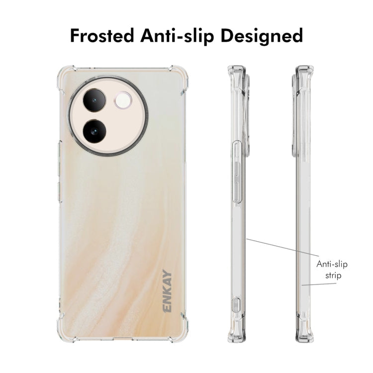 For vivo V30e 5G ENKAY Hat-Prince Transparent TPU Shockproof Phone Case