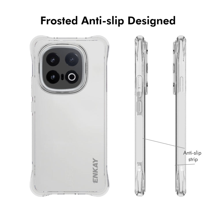 For vivo iQOO 13 ENKAY Hat-Prince Transparent TPU Shockproof Phone Case