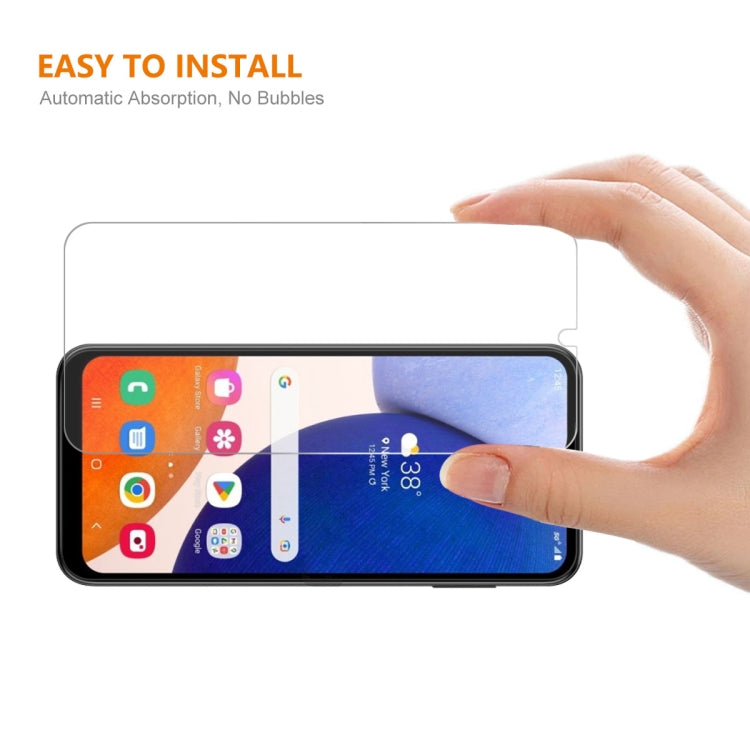 For Samsung Galaxy A14 5G ENKAY Hat-Prince 0.26mm 9H 2.5D Tempered Glass Film, For Samsung Galaxy A14 5G(1pc), For Samsung Galaxy A14 5G(2pcs), For Samsung Galaxy A14 5G(5pcs), For Samsung Galaxy A14 5G(10pcs)