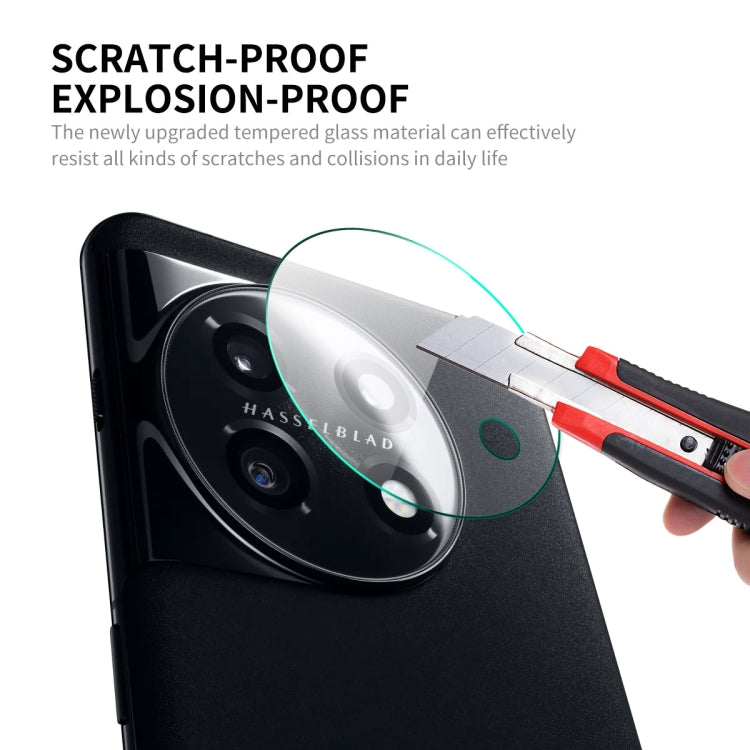 5pcs For OnePlus 11 ENKAY Hat-Prince 9H Rear Camera Lens Tempered Glass Film