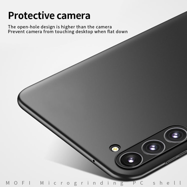 For Samsung Galaxy A35 5G MOFI Frosted PC Ultra-thin Hard Phone Case(Blue)