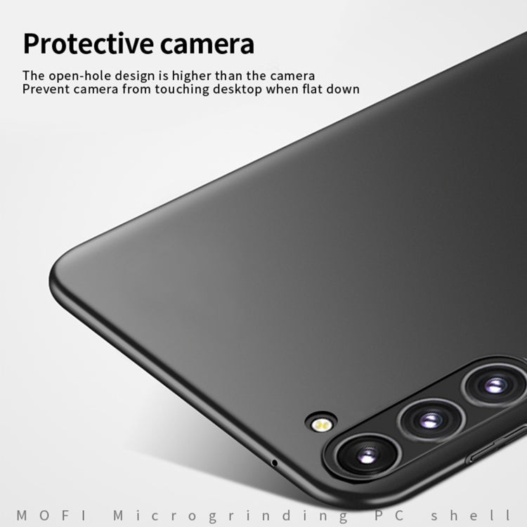 For Samsung Galaxy A15 5G MOFI Frosted PC Ultra-thin Hard Phone Case(Blue)