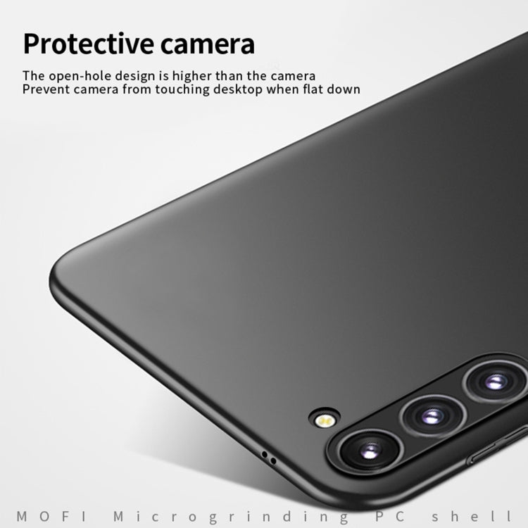 For Samsung Galaxy S24 FE 5G MOFI Frosted PC Ultra-thin Hard Phone Case(Blue)