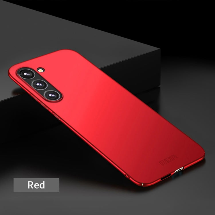 For Samsung Galaxy S24 FE 5G MOFI Frosted PC Ultra-thin Hard Phone Case(Red)