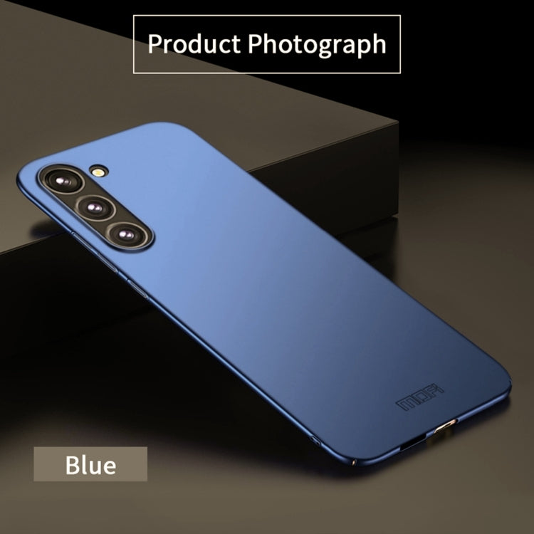 For Samsung Galaxy S25+ 5G MOFI Frosted PC Ultra-thin Hard Phone Case(Blue)