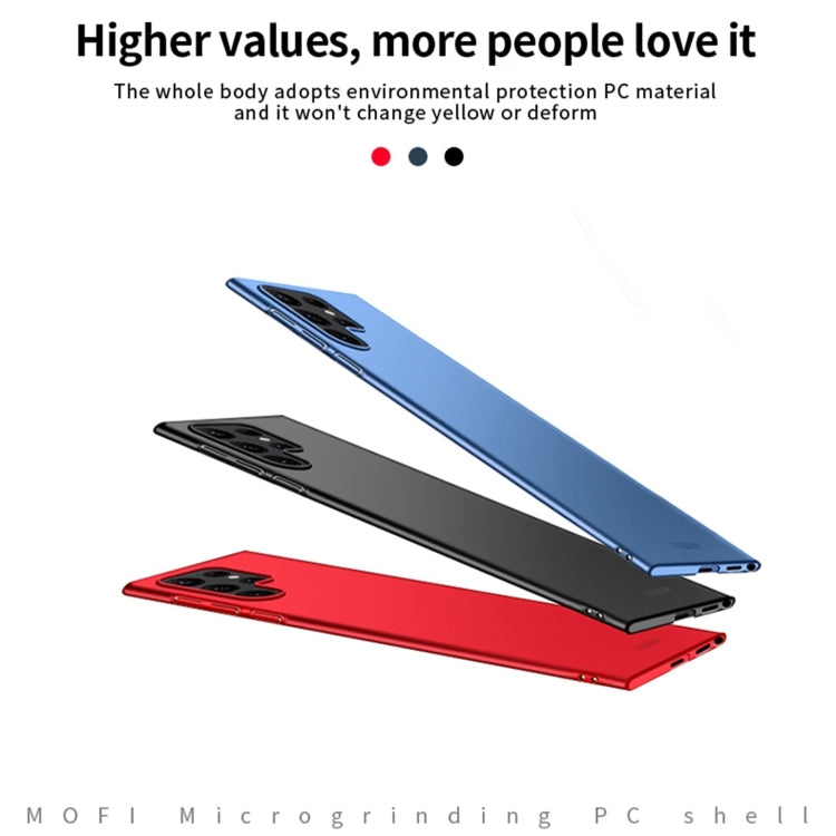 For Samsung Galaxy S25 Ultra 5G MOFI Frosted PC Ultra-thin Hard Phone Case(Red)