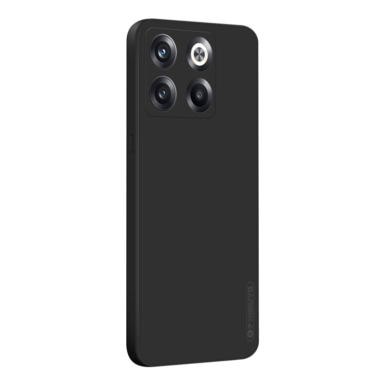 For OnePlus Ace Pro / 10R 5G  PINWUYO Sense Series Liquid Silicone TPU Phone Case(Black)