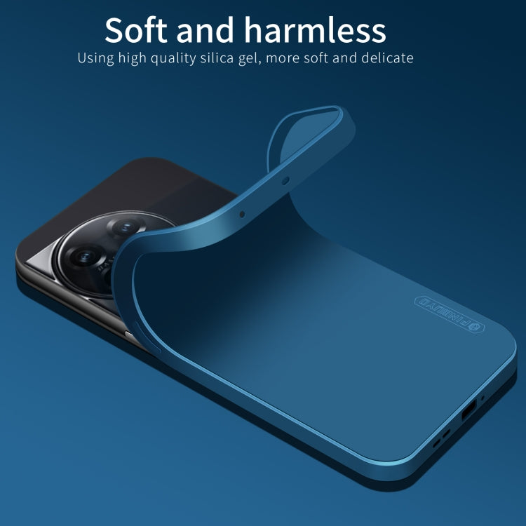 For OnePlus Ace Pro / 10R 5G  PINWUYO Sense Series Liquid Silicone TPU Phone Case(Black)