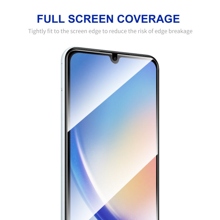 For Samsung Galaxy A34 5G / M34 / F34 ENKAY Hat-Prince Full Glue High Aluminum-silicon Tempered Glass Film, For Samsung Galaxy A34 5G / M34 / F34(1pc), For Samsung Galaxy A34 5G / M34 / F34(2pcs), For Samsung Galaxy A34 5G / M34 / F34(5pcs)            ...