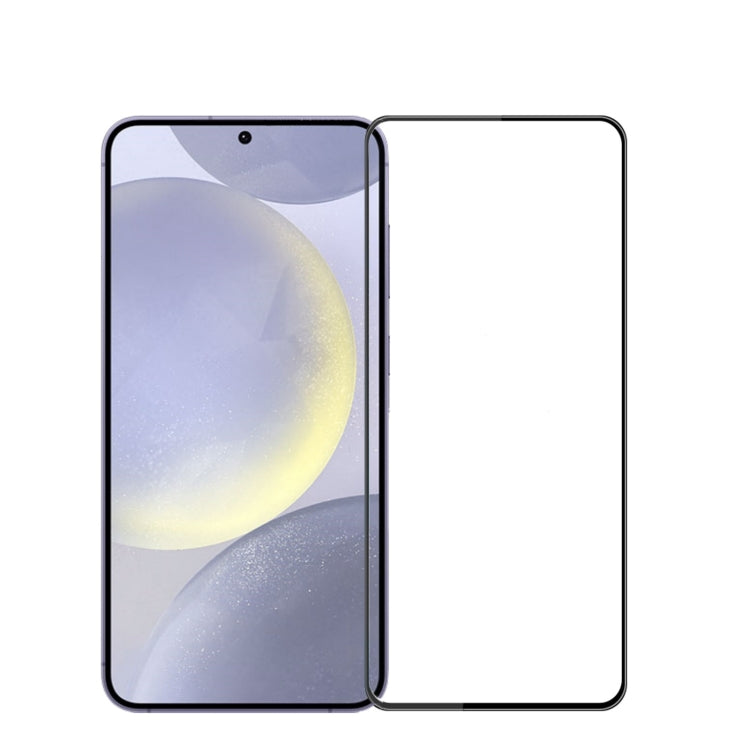 For Samsung Galaxy S25+ 5G MOFI 9H 3D Explosion-proof Curved Screen Tempered Glass Film(Black)