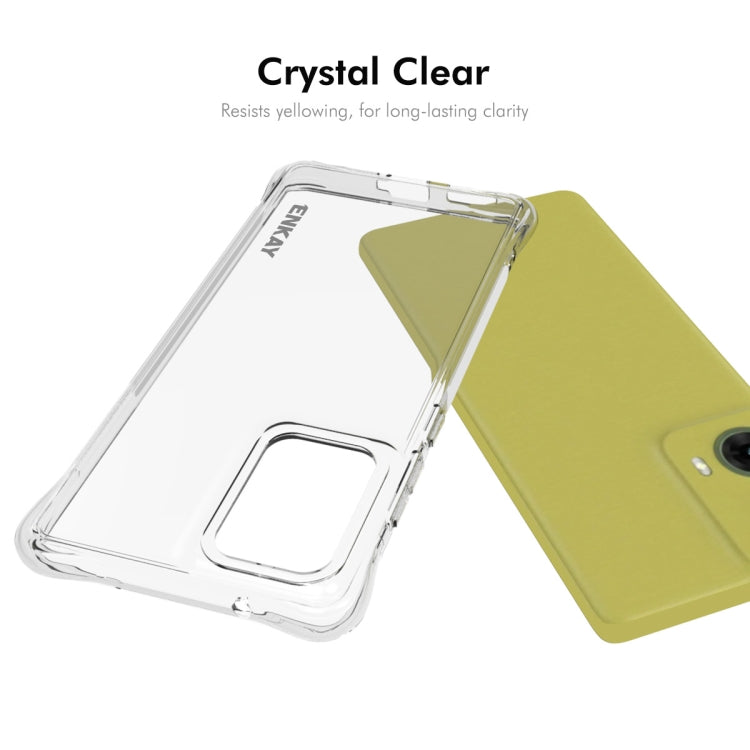 For Motorola Moto G85 5G ENKAY Hat-Prince Transparent TPU Shockproof Phone Case