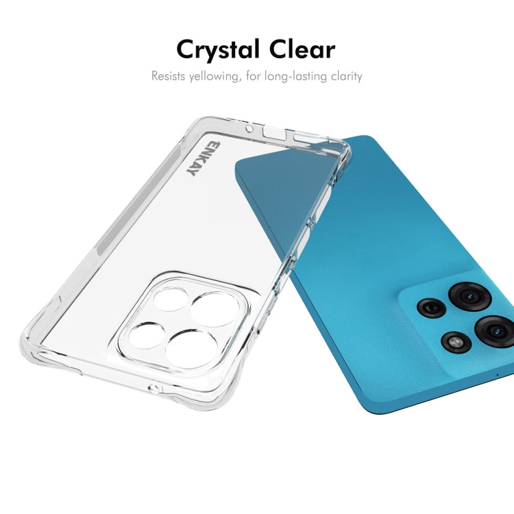 For Motorola Moto G75 5G ENKAY Hat-Prince Transparent TPU Shockproof Phone Case