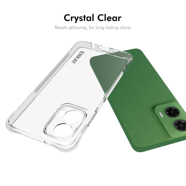 For Motorola Moto G35 5G ENKAY Hat-Prince Transparent TPU Shockproof Phone Case