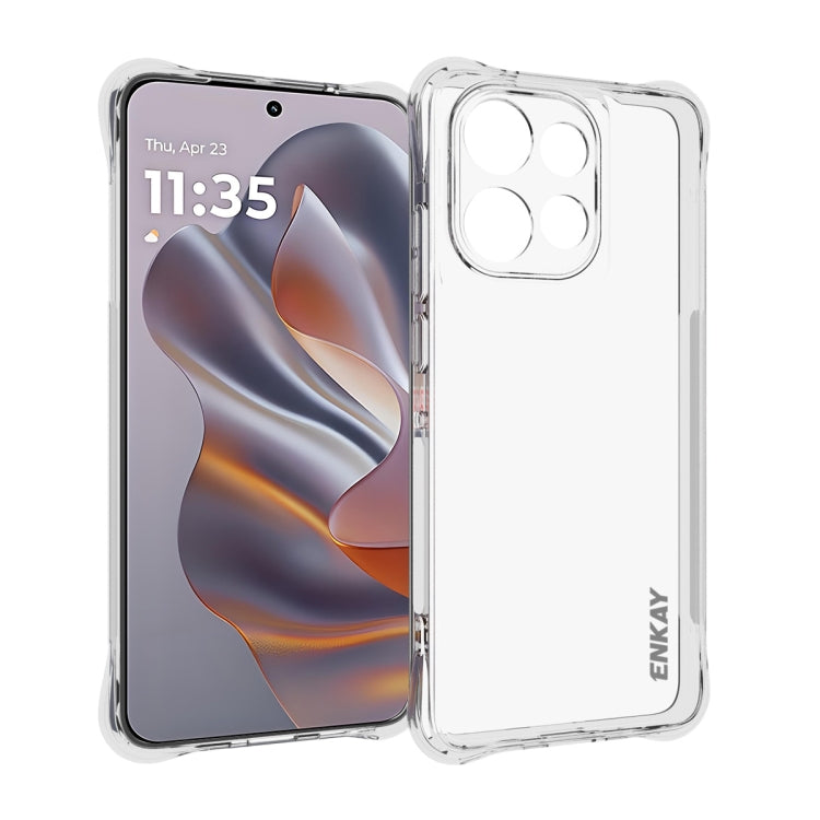 For Motorola Edge 50 Neo 5G ENKAY Hat-Prince Transparent TPU Shockproof Phone Case