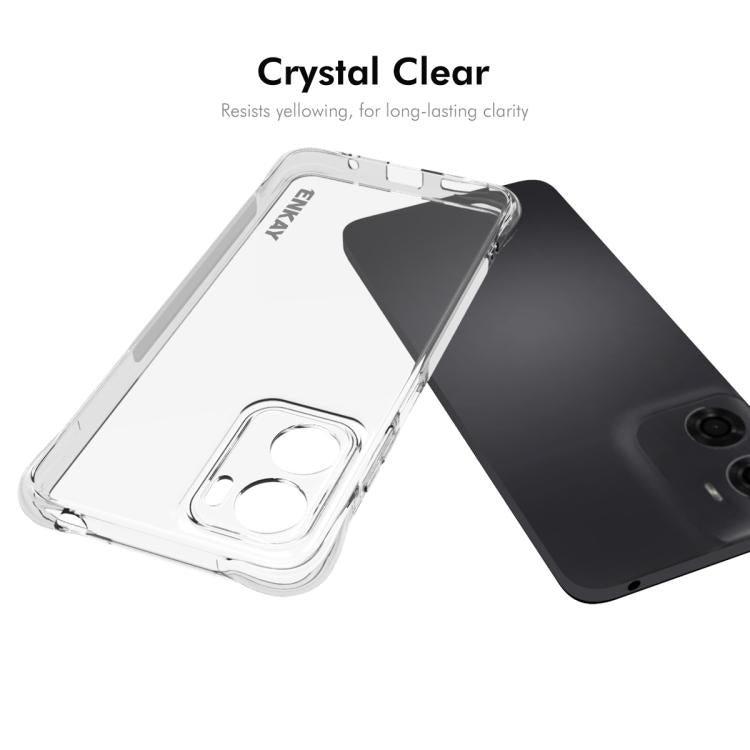 For Motorola Moto G05 4G ENKAY Hat-Prince Transparent TPU Shockproof Phone Case