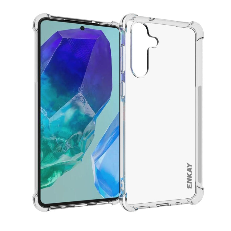 For Samsung Galaxy M55 5G ENKAY Hat-Prince Transparent TPU Shockproof Phone Case