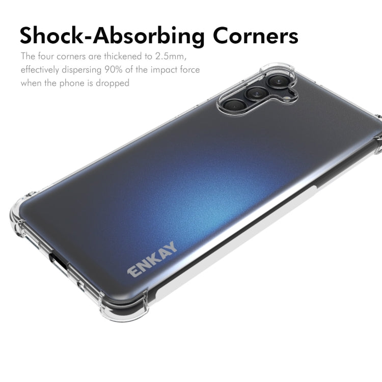 For Samsung Galaxy M55 5G ENKAY Hat-Prince Transparent TPU Shockproof Phone Case