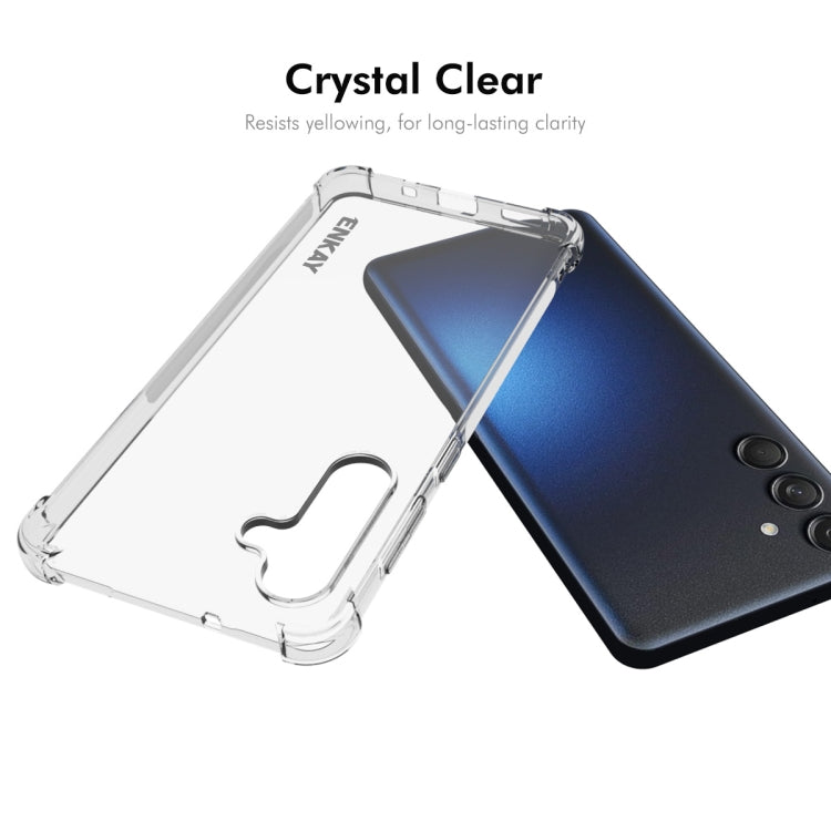 For Samsung Galaxy M55 5G ENKAY Hat-Prince Transparent TPU Shockproof Phone Case
