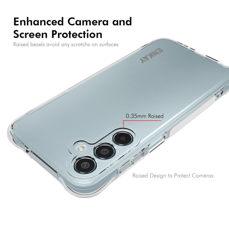 For Samsung Galaxy M35 ENKAY Hat-Prince Transparent TPU Shockproof Phone Case