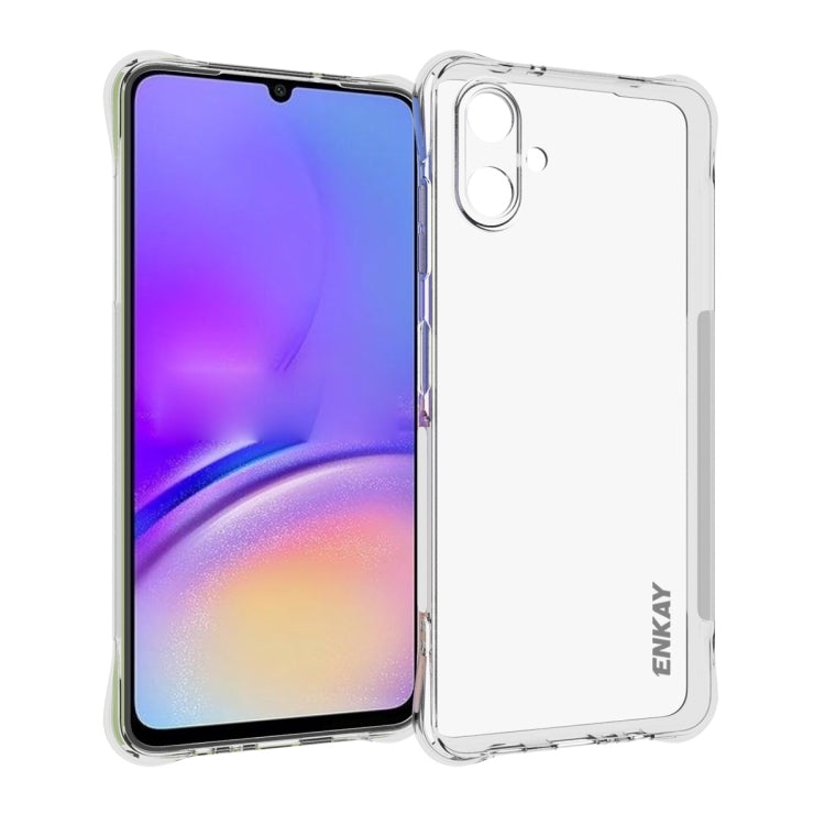 For Samsung Galaxy A06 4G ENKAY Hat-Prince Transparent TPU Shockproof Phone Case