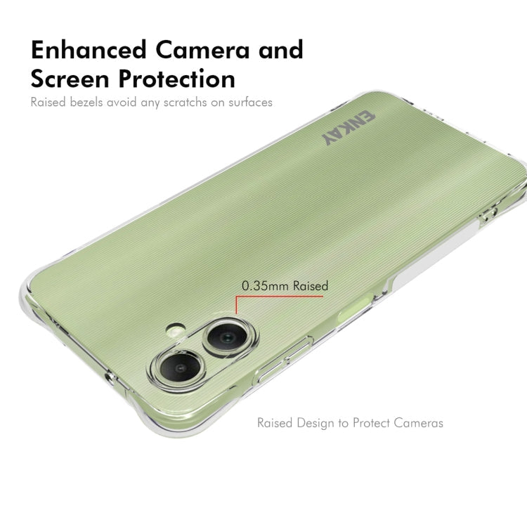 For Samsung Galaxy A06 4G ENKAY Hat-Prince Transparent TPU Shockproof Phone Case