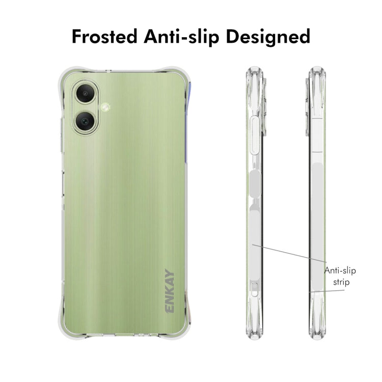 For Samsung Galaxy A06 4G ENKAY Hat-Prince Transparent TPU Shockproof Phone Case