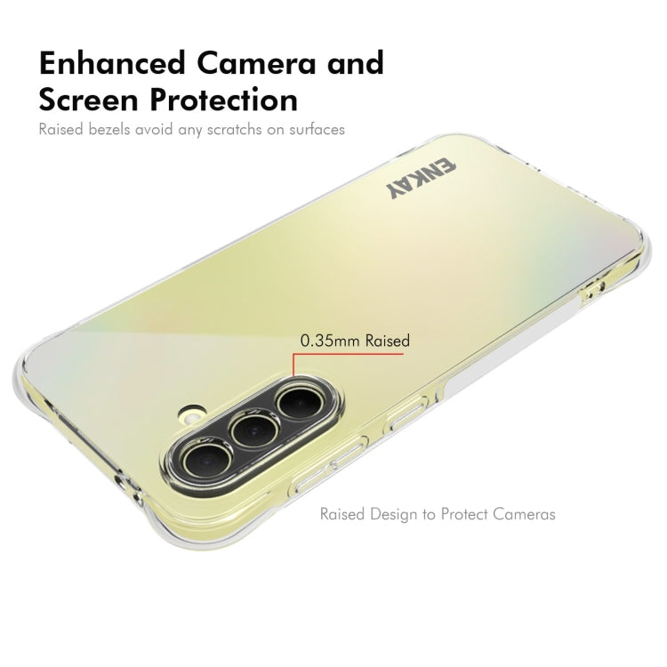 For Samsung Galaxy A36 5G ENKAY Hat-Prince Transparent TPU Shockproof Phone Case