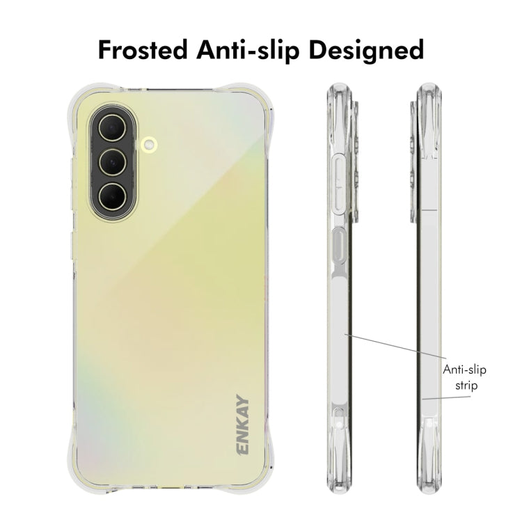 For Samsung Galaxy A36 5G ENKAY Hat-Prince Transparent TPU Shockproof Phone Case