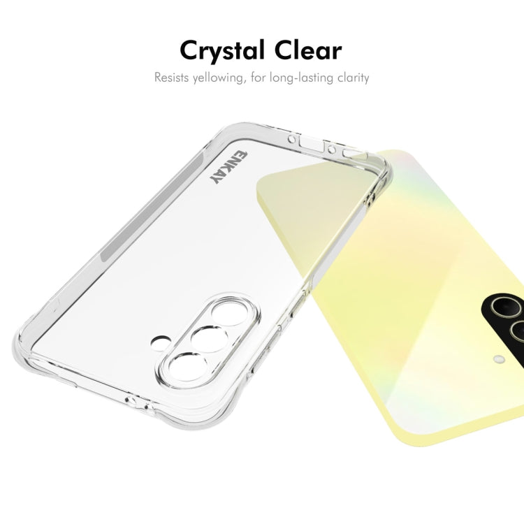 For Samsung Galaxy A36 5G ENKAY Hat-Prince Transparent TPU Shockproof Phone Case