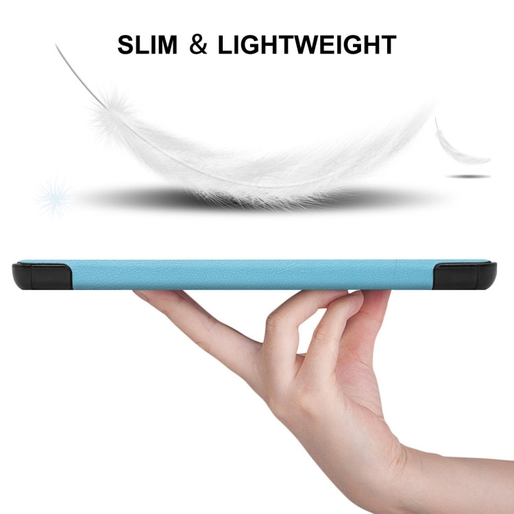 For Xiaomi Pad 6 ENKAY Tri-fold Custer Texture Leather Stand Smart Case, For Xiaomi Pad 6