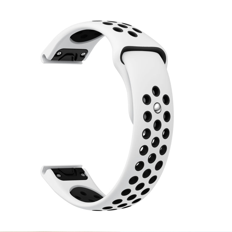 22mm Sports Breathable Silicone Watch Band, For Garmin Fenix 6 GPS, For Garmin Fenix 6 Pro GPS